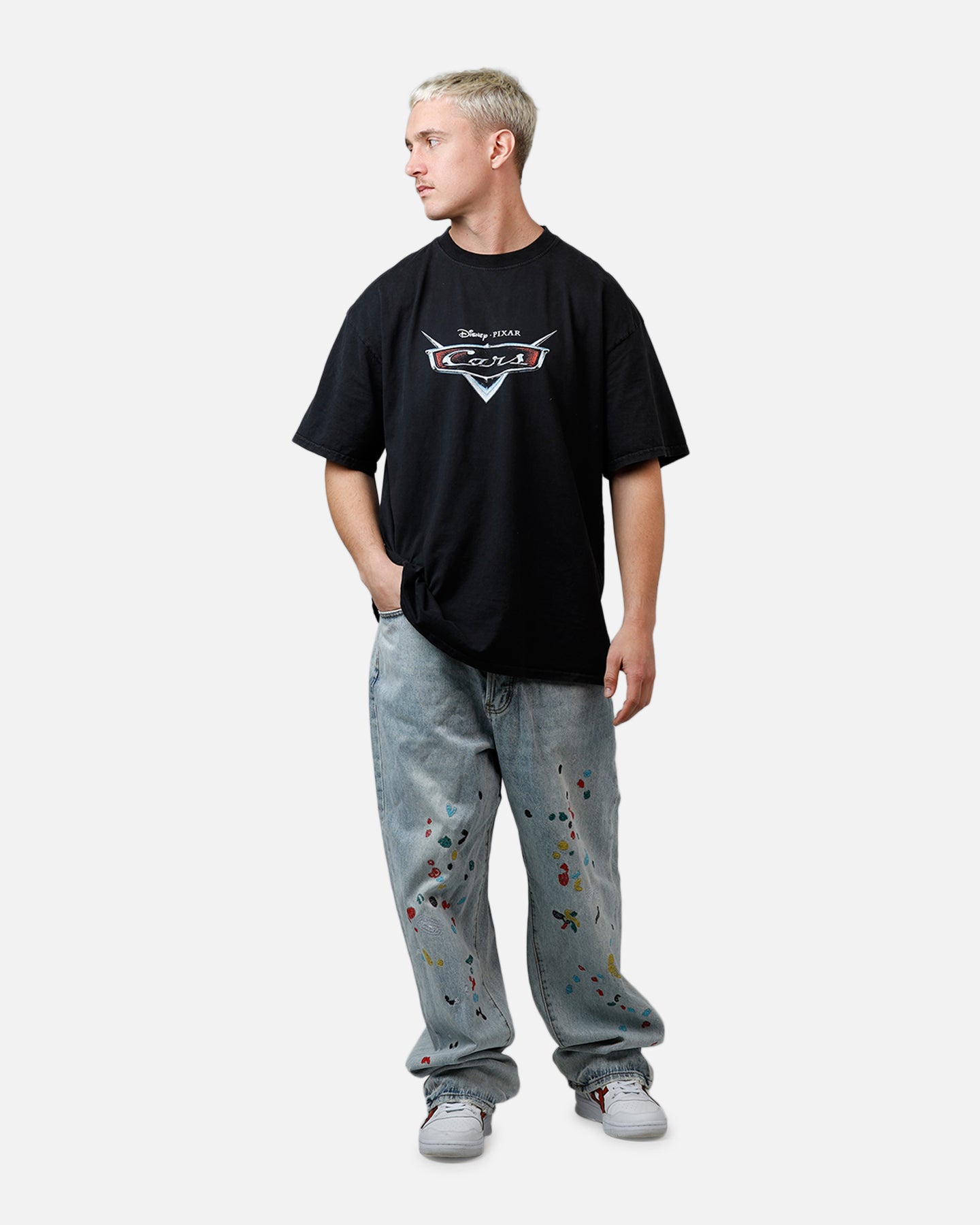 Goat Crew Disney And Pixar Cars Boost Vintage T-Shirt Black