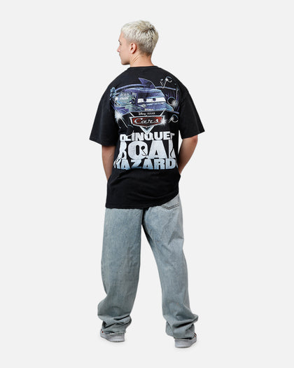 Goat Crew Disney And Pixar Cars DJ Vintage T-Shirt Black Acidwash