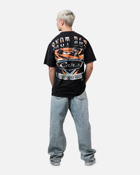 73Studio Disney And Pixar Cars Snot Rod Vintage T-Shirt Black Acidwash