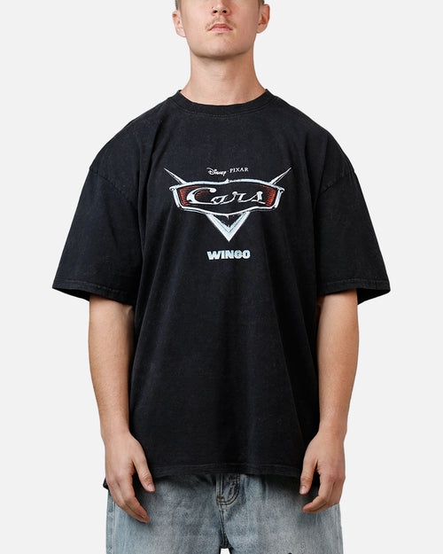Goat Crew Disney And Pixar Cars Wingo Vintage T-Shirt Black Acidwash