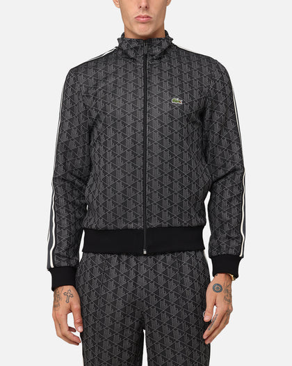 Lacoste Core Originals Monograms Track Jacket Black/Graphite