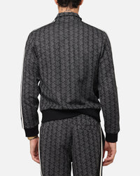 Lacoste Core Originals Monograms Track Jacket Black/Graphite