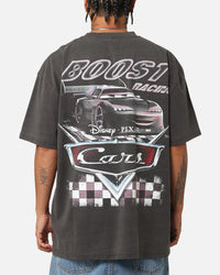 Goat Crew Disney And Pixar Cars Boost Heavy T-Shirt Black Wash