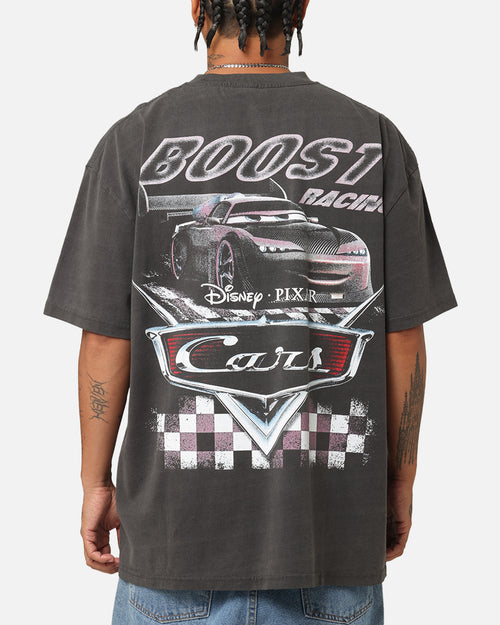 Goat Crew Disney And Pixar Cars Boost Heavy T-Shirt Black Wash