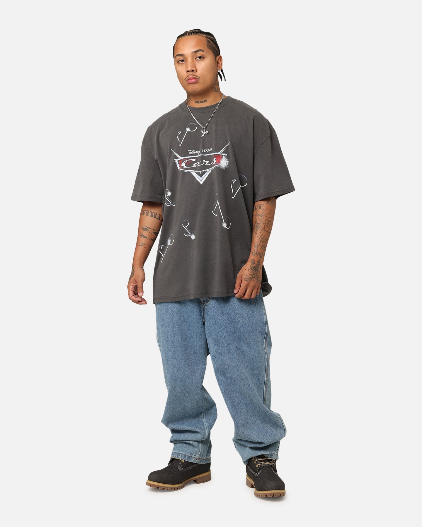 Goat Crew Disney And Pixar Cars DJ Heavy T-Shirt Black Wash