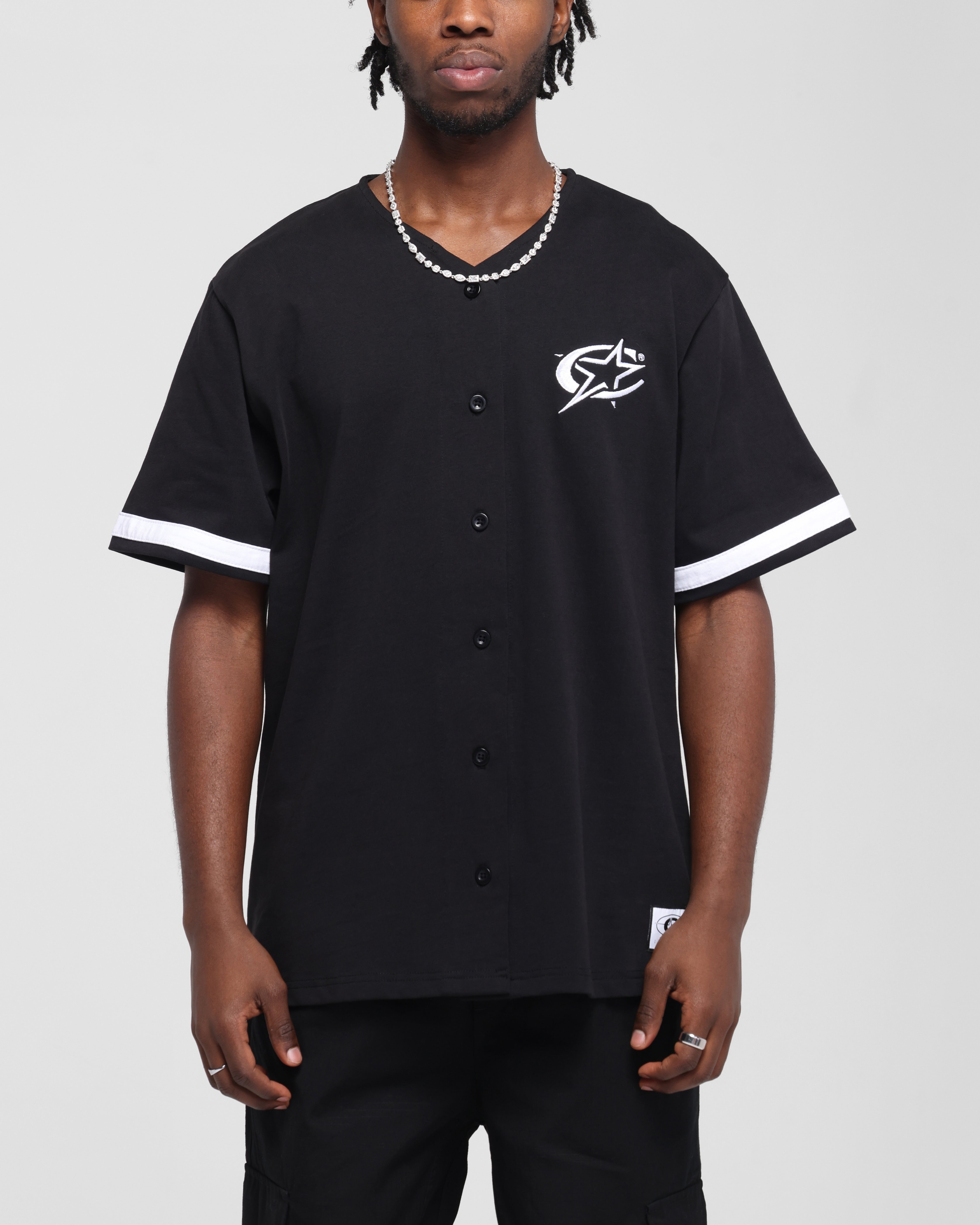 Carre C-Star Baseball Jersey Black | Culture Kings US