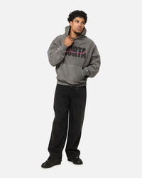 Saint Morta Flux Boxy Hoodie Washed Charcoal