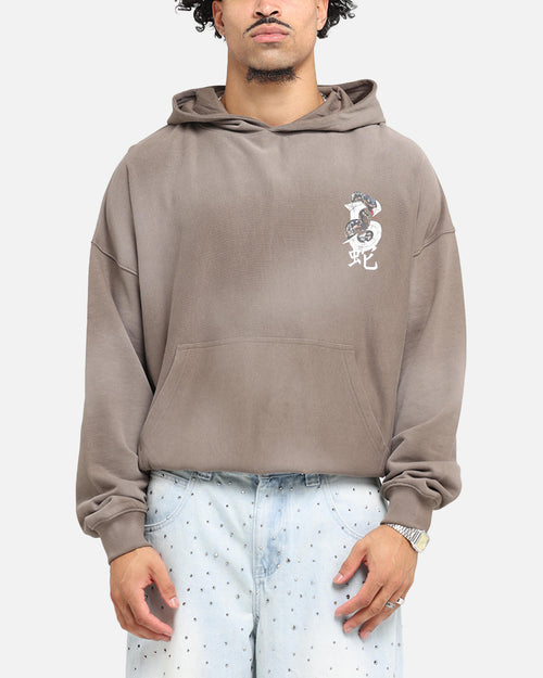 Saint Morta Venom Boxy Hoodie Sunfade Brown