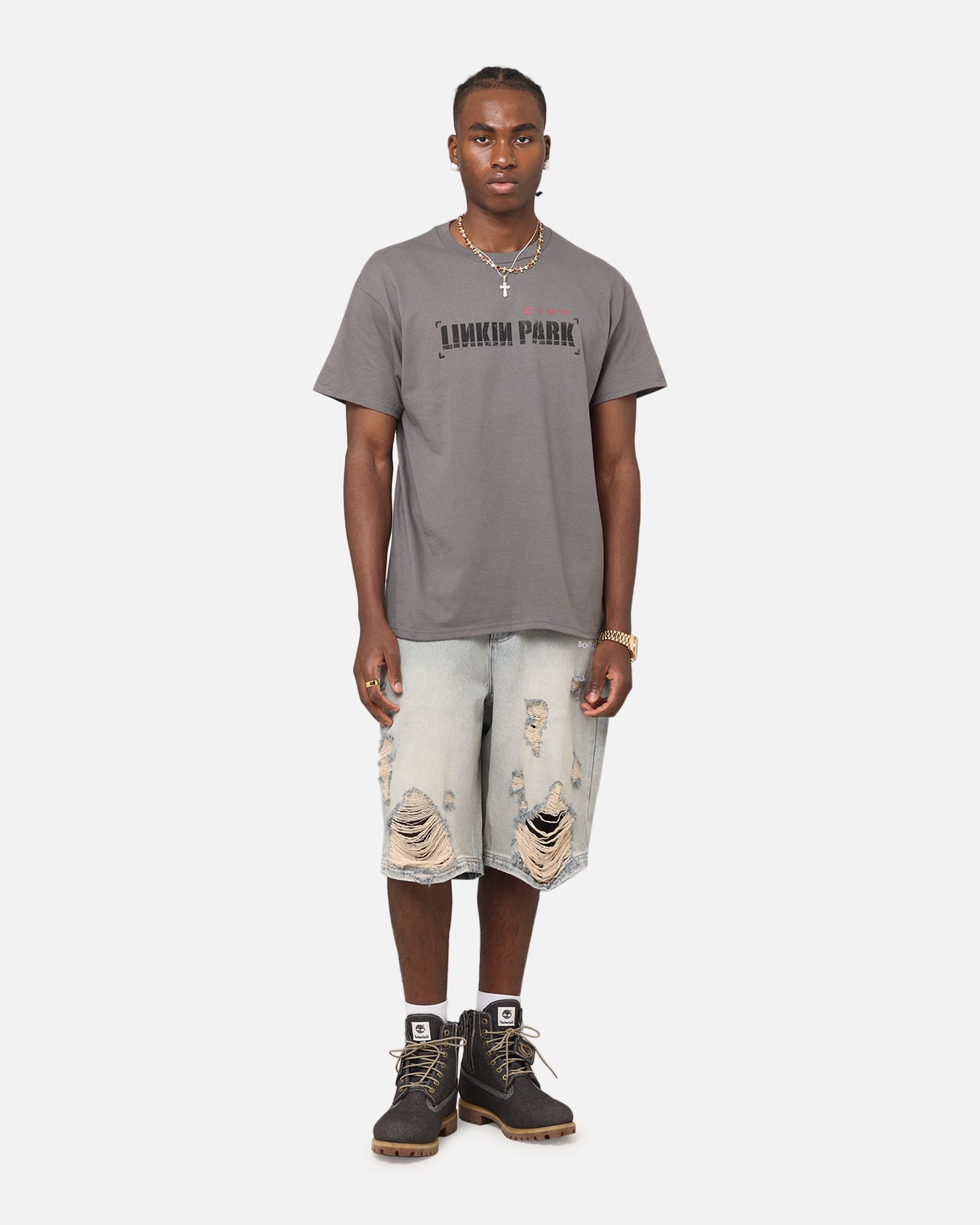 Linkin Park Hybrid Theory T-Shirt Charcoal | Culture Kings US