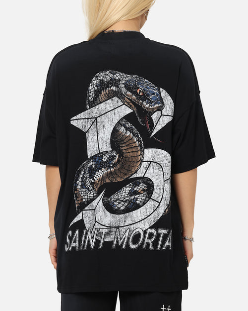 Saint Morta Venom Boxy T-Shirt Sunfade Black