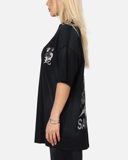 Saint Morta Venom Boxy T-Shirt Sunfade Black