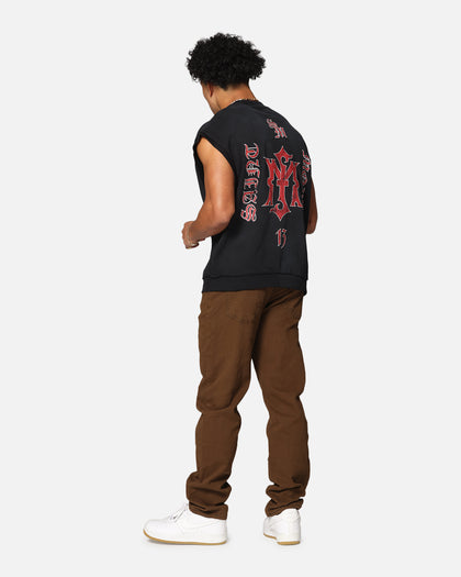 Saint Morta Hardcore Cut Off T-Shirt Sunfade Grey