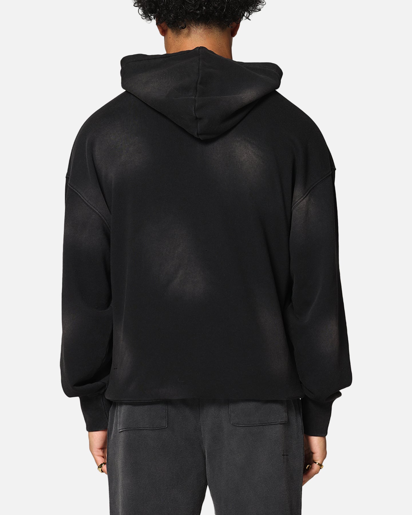 Saint Morta Gothic Zip Hoodie Sunfade Black | Culture Kings US