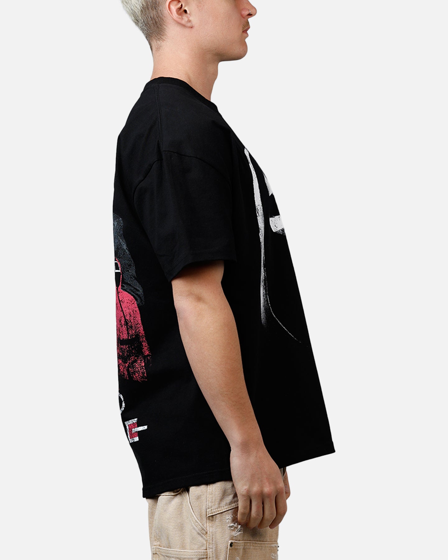 Goat Crew X Squid Game Front Man Heavyweight T-Shirt Black