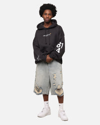 Mitchell & Ness X Mclaren Teammates Hoodie Faded Black