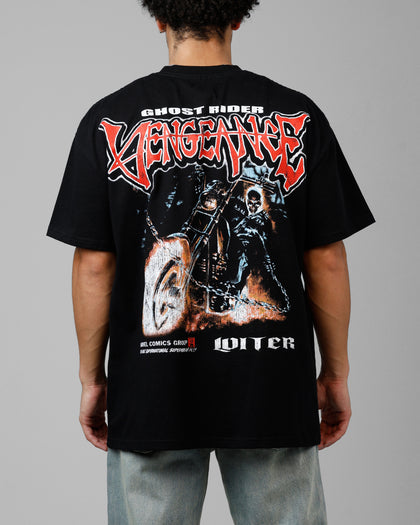 Loiter Marvel Ghost Rider Heavyweight T-Shirt Black
