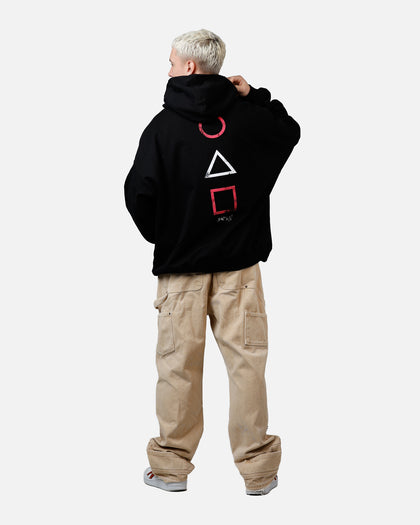 Goat Crew X Squid Game Young-Hee Eyes Premium Hoodie Black