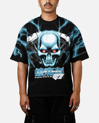 Loiter Greaser Vintage T-Shirt Black/Blue