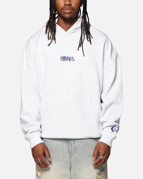 Carre Graffiti Logo Hoodie Grey Marle