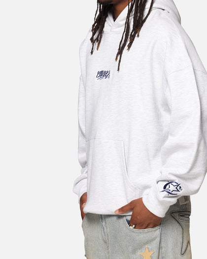 Carre Graffiti Logo Hoodie Grey Marle