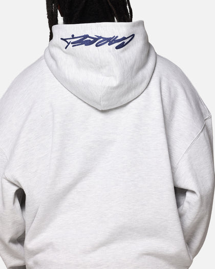 Carre Graffiti Logo Hoodie Grey Marle
