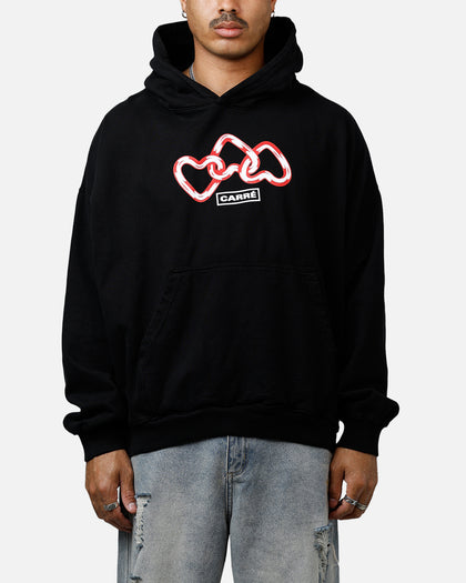 Carre Link Hoodie Black