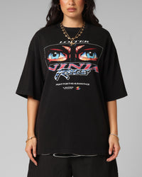 Loiter Ninja Vintage T-Shirt Vintage Black