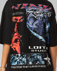 Loiter Ninja Vintage T-Shirt Vintage Black