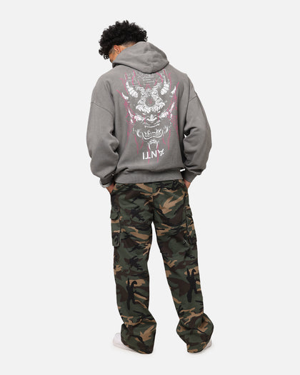 The Anti Order Agma Boxy Hoodie Washed Charcoal