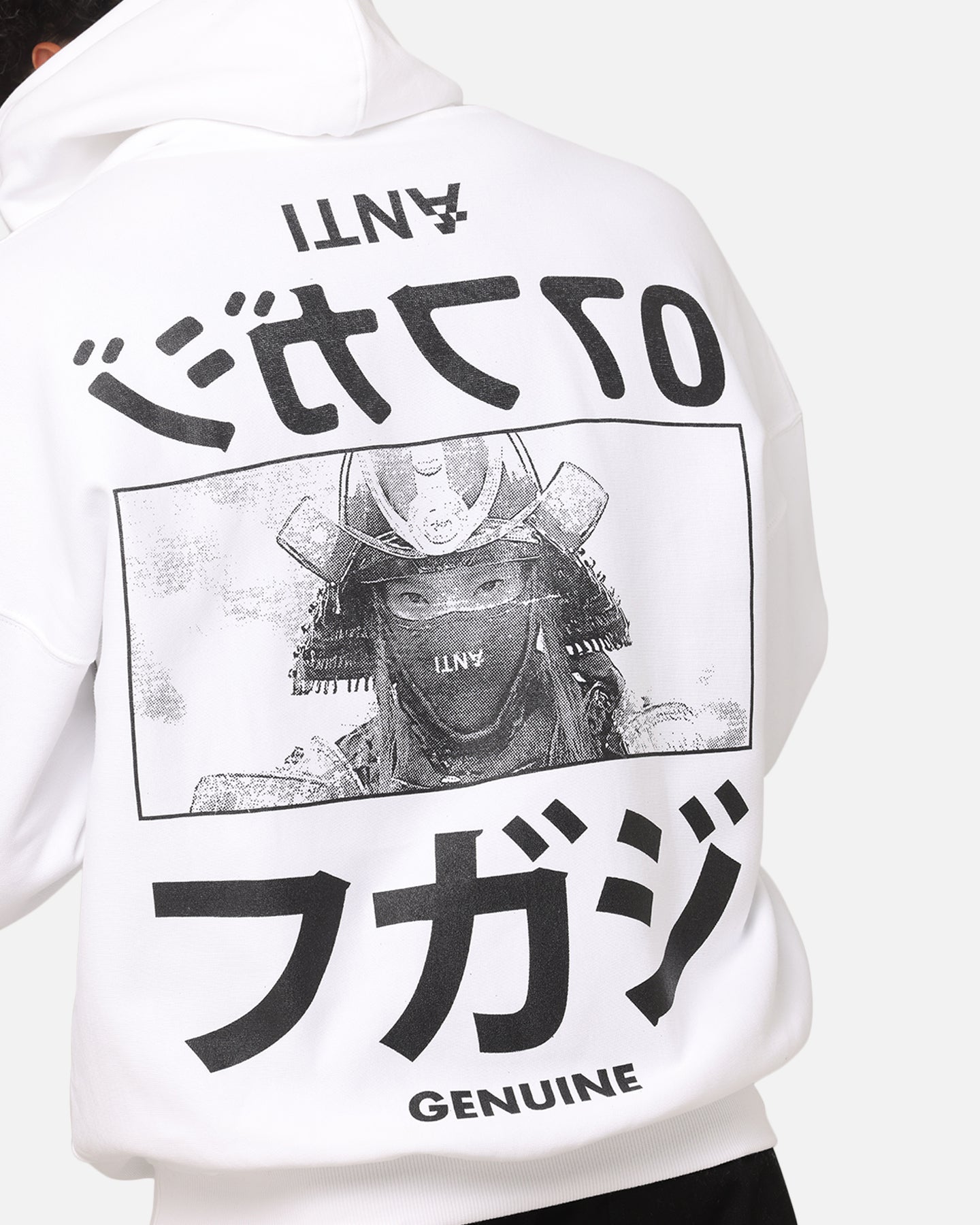 The Anti Order Genuine Fake Boxy Hoodie White/Black | Culture Kings US