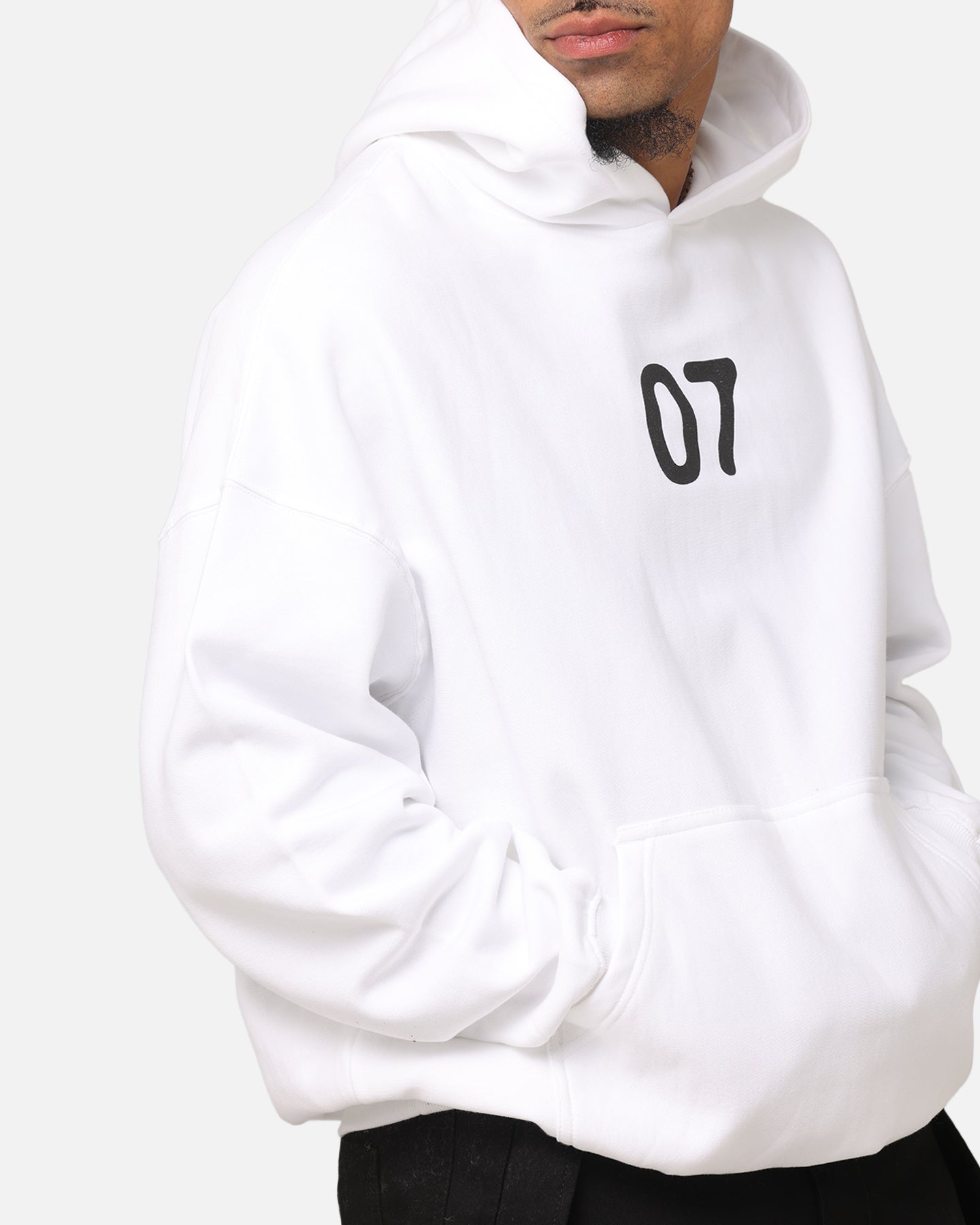 The Anti Order Genuine Fake Boxy Hoodie White/Black | Culture Kings US