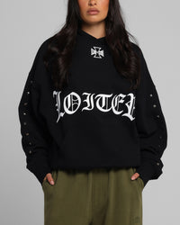 Loiter Bike Hoodie Black