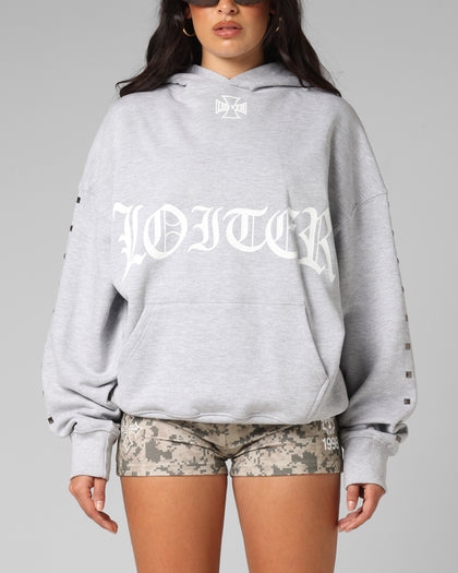 Loiter Bike Hoodie Grey