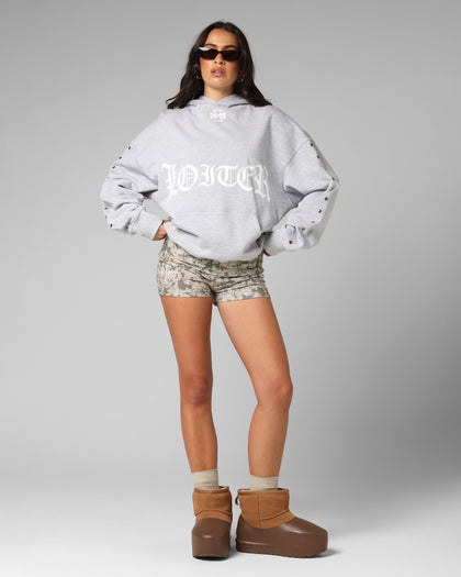 Loiter Bike Hoodie Grey