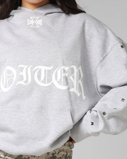Loiter Bike Hoodie Grey
