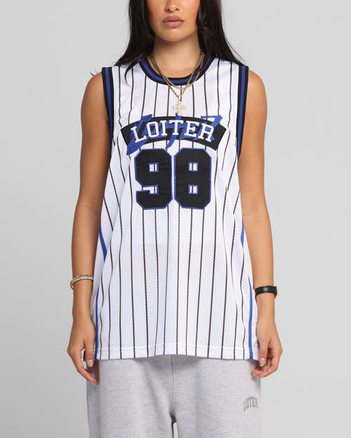 Loiter Midway Jersey White/Blue