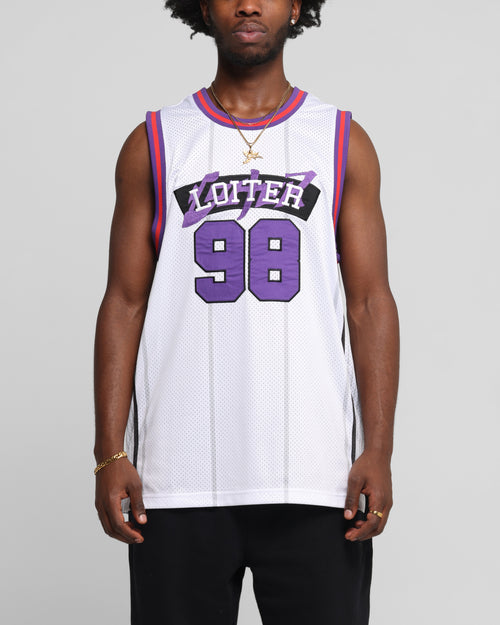Loiter Midway Jersey White/Purple