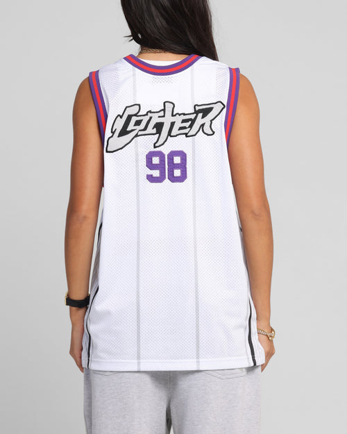 Loiter Midway Jersey White/Purple