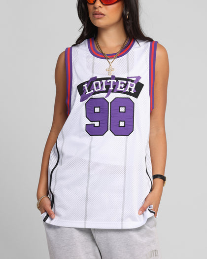 Loiter Midway Jersey White/Purple