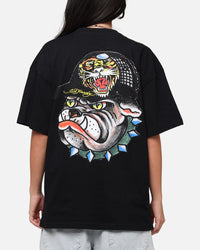 Ed Hardy Bulldog T-Shirt Black