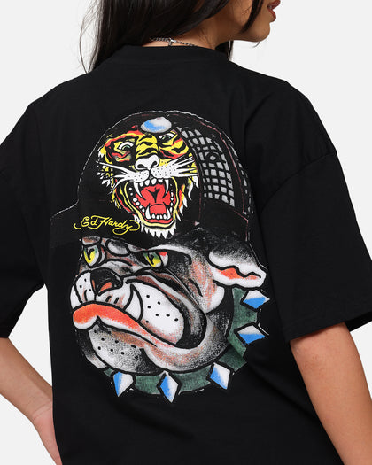 Ed Hardy Bulldog T-Shirt Black