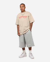 Ed Hardy Flourish Script T-Shirt Stone