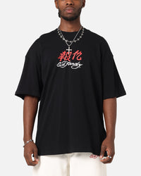 Ed Hardy Panther Ray T-Shirt Black