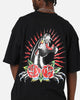 Ed Hardy Panther Ray T-Shirt Black
