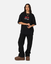 Ed Hardy Panther Ray T-Shirt Black