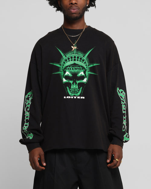 Loiter Liberty Long Sleeve T-Shirt Vintage Black
