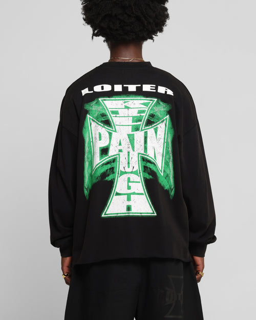 Loiter Liberty Long Sleeve T-Shirt Vintage Black