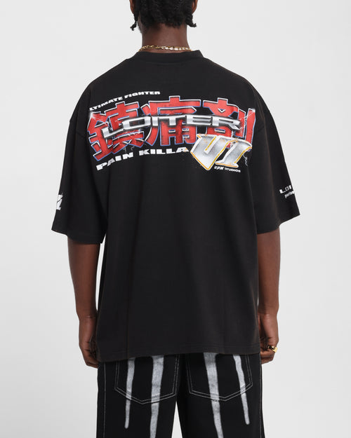 Loiter Fighter Vintage T-Shirt Vintage Black