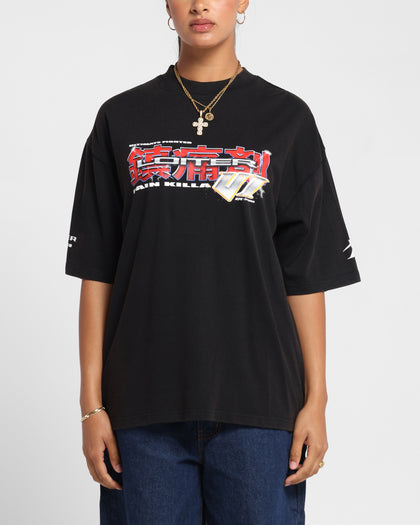 Loiter Fighter Vintage T-Shirt Vintage Black