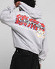 Loiter Fighter Zip Hoodie Grey